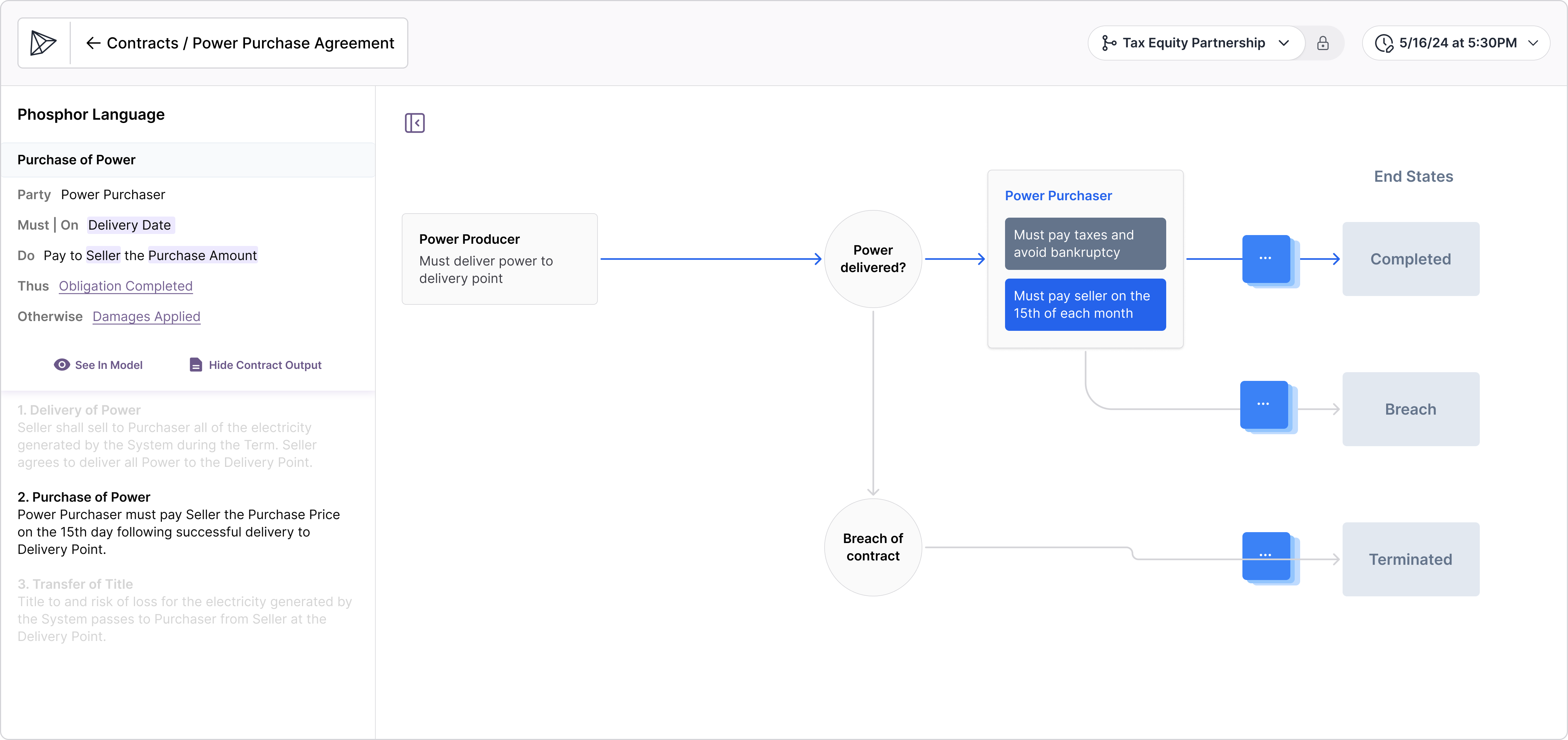 Phosphor Contract Lineage